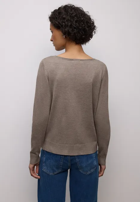 Basic Pullover mocha glow mel. Basic Pullover mocha glow mel.