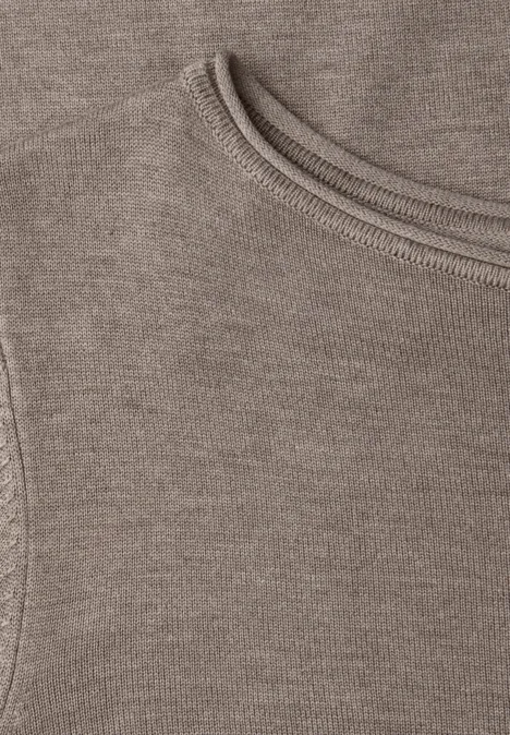 Basic Pullover mocha glow mel. Basic Pullover mocha glow mel.