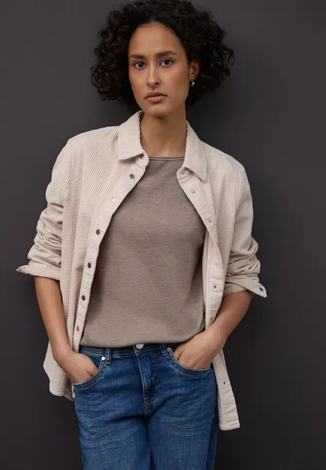 Basic Pullover mocha glow mel. Basic Pullover mocha glow mel.