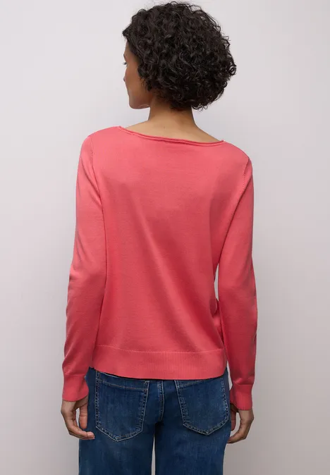 Basic Pullover striking coral Basic Pullover striking coral