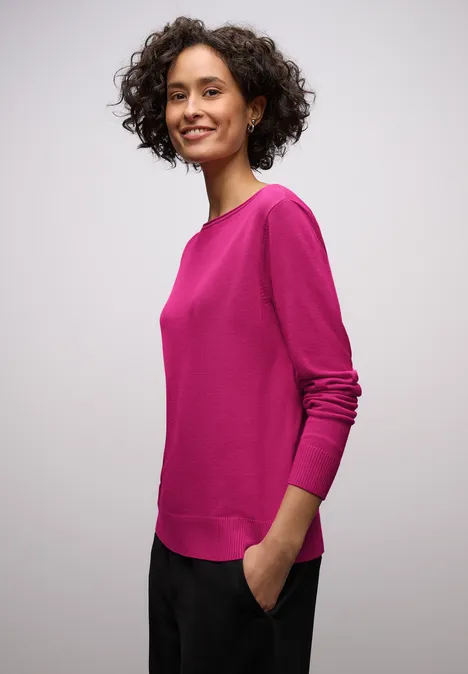 Basic Pullover magenta dream