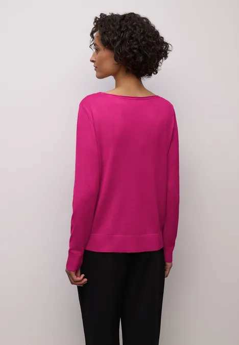 Basic Pullover magenta dream