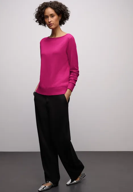 Basic Pullover magenta dream