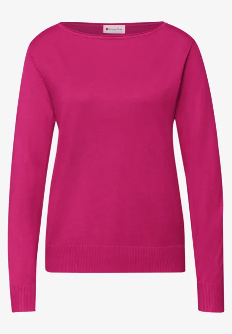 Basic Pullover magenta dream