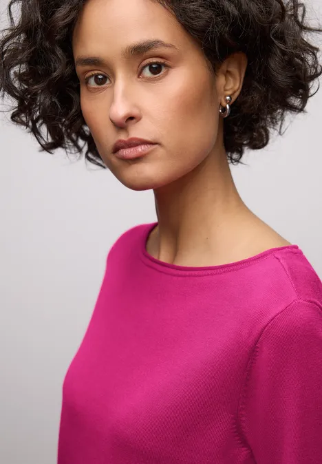 Basic Pullover magenta dream