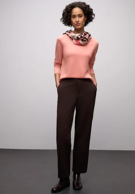 Basic Pullover light apricot