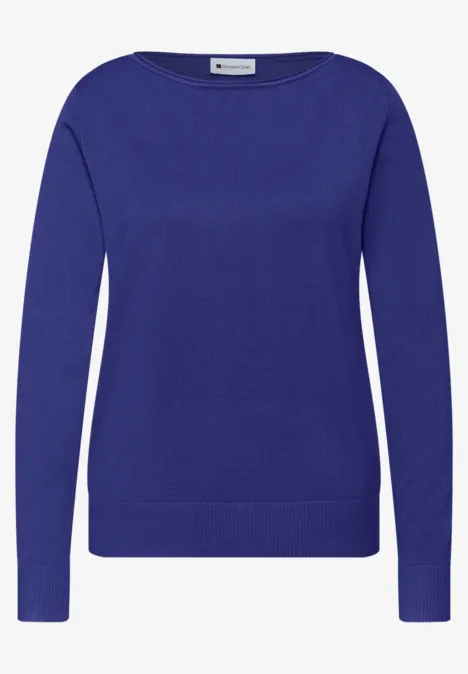 Basic Pullover amparo blue
