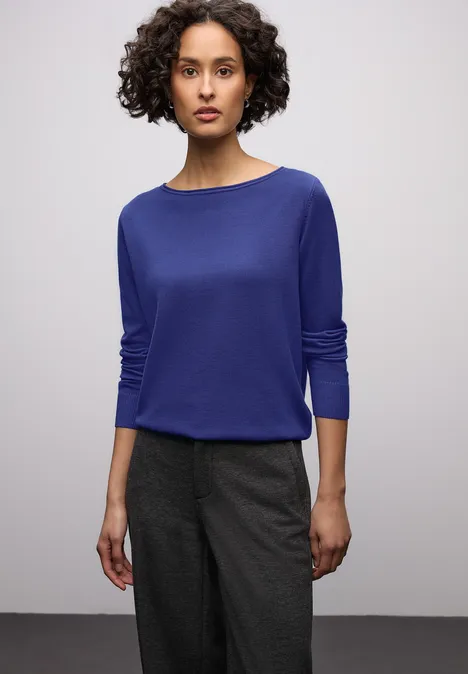 Basic Pullover amparo blue