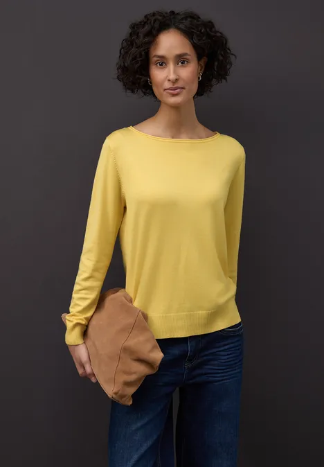 Basic Pullover bloom yellow Basic Pullover bloom yellow