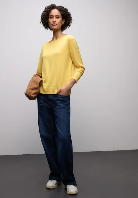 Basic Pullover bloom yellow Basic Pullover bloom yellow