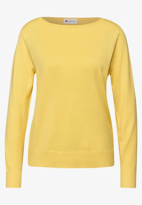 Basic Pullover bloom yellow Basic Pullover bloom yellow