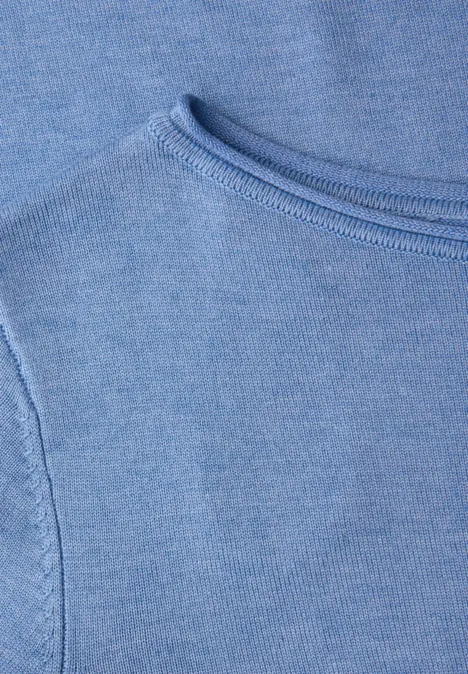 Basic Pullover bonnet blue mel. Basic Pullover bonnet blue mel.