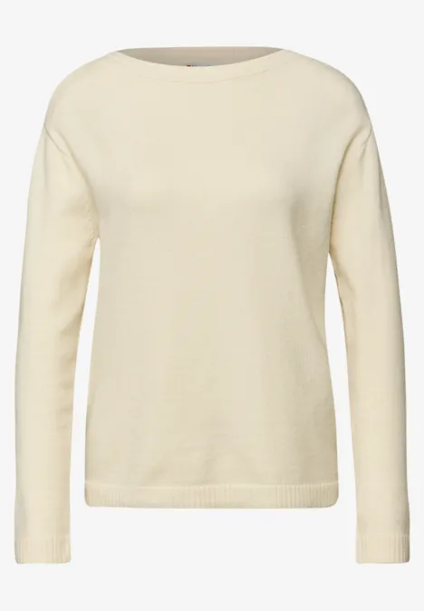 Zachte basistrui soft beige