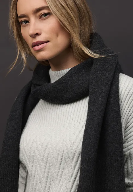 Pullover mit Strukturmix pelican grey mel.