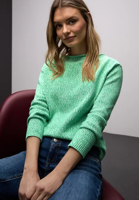 Two-Tone Pullover arcadia green