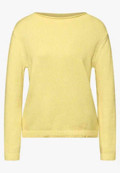 Two-Tone Pullover bloom yellow