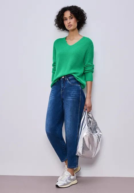 Pullover in Unifarbe arcadia green Pullover in Unifarbe arcadia green