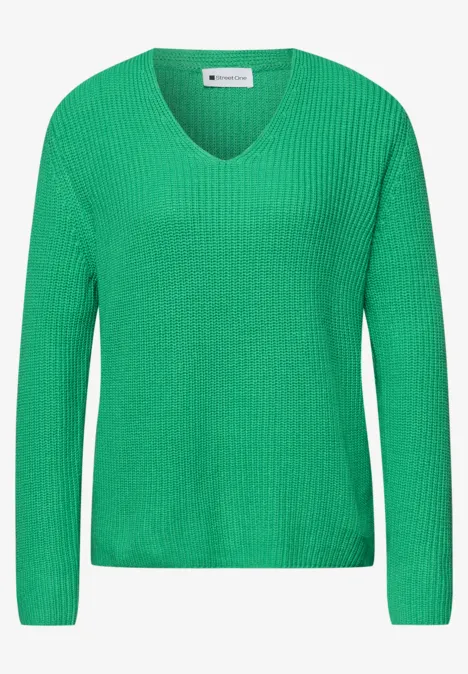 Pullover in Unifarbe arcadia green Pullover in Unifarbe arcadia green