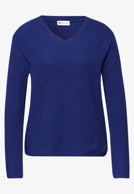 Pull-over en couleur unie amparo blue