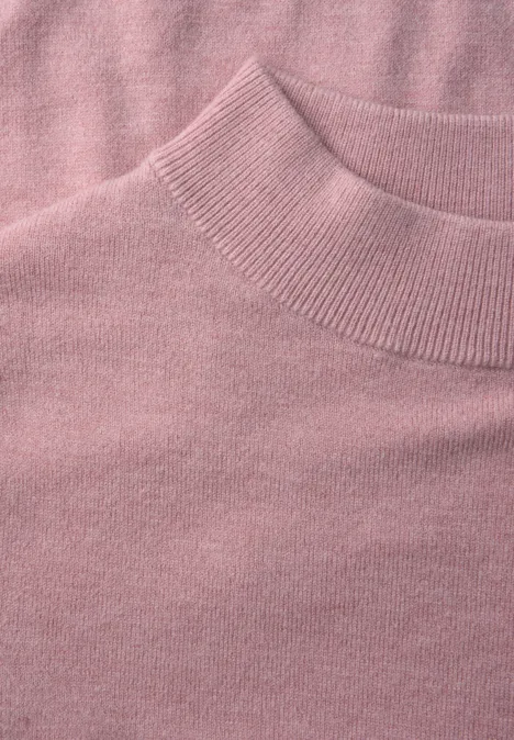 Kuscheliger Basic Pullover powder pink mel. Kuscheliger Basic Pullover powder pink mel.