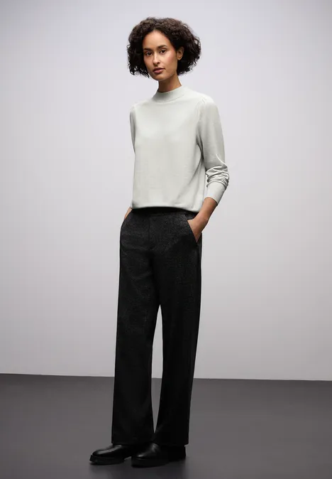 Zachte basistrui pelican grey mel.