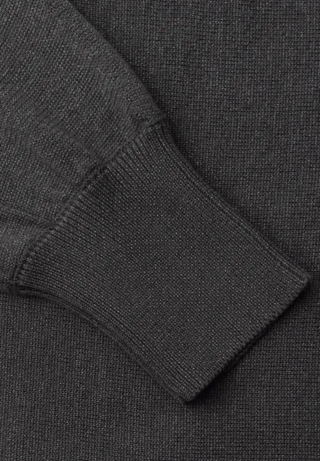 Glitzernder Dolman Pullover gravel grey mel.