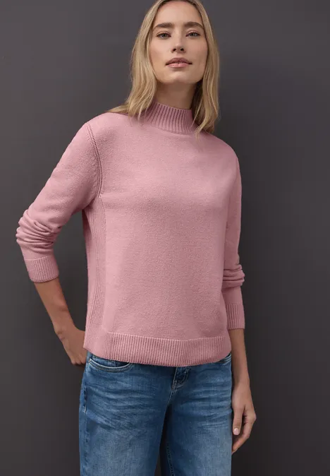 Pull douillet powder pink mel.