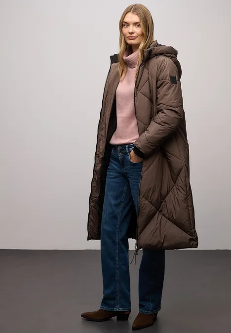 Doux pull à col roulé powder pink mel.