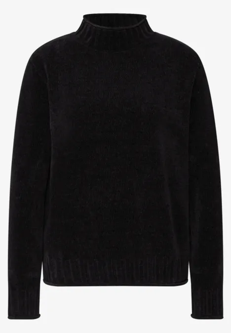 Softer Chenille Pullover Black