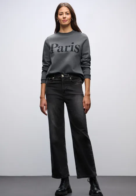 Sweater met print null Sweater met print null