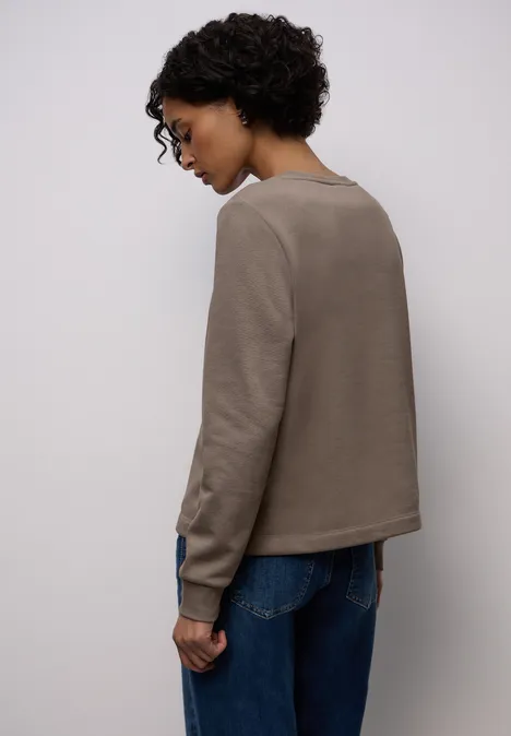 Sweatshirt met tekst null