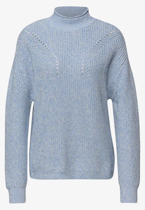 Pull-over Mouline frosted blue