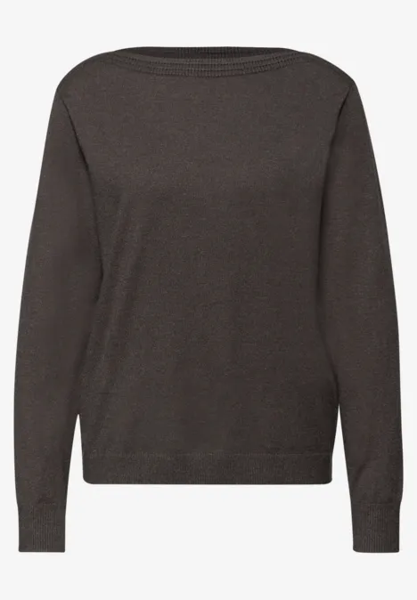 Pull-over basique U-Boot rustic brown mel.