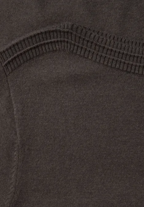 Pull-over basique U-Boot rustic brown mel.