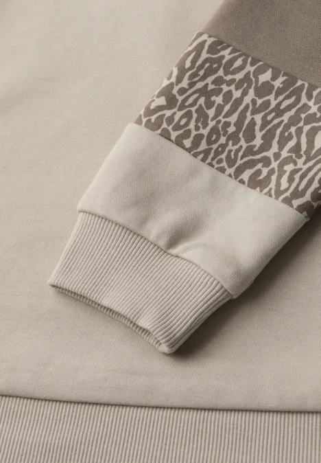 Sweat à capuche morn beige