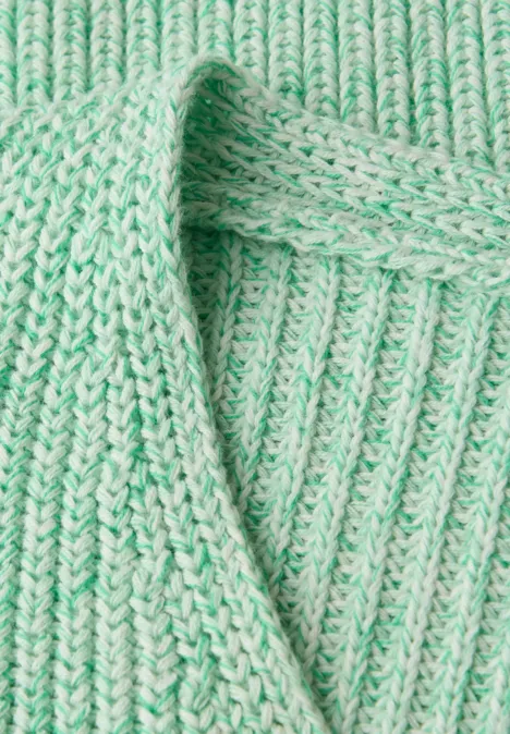 Trui Mouliné pale mint green
