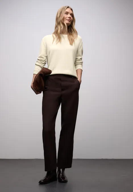 Basic Pullover soft beige