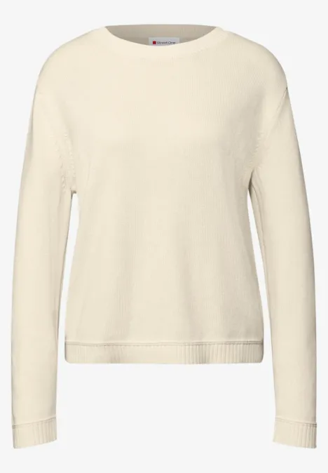 Basic Pullover soft beige