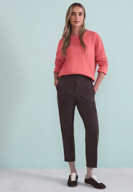 Basic Pullover striking coral