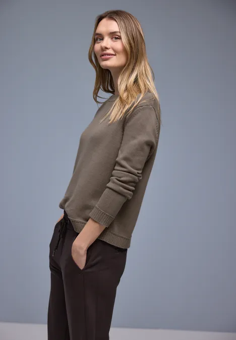 Basic Pullover light terra mocha Basic Pullover light terra mocha