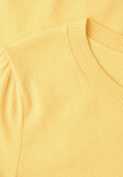 Trui in effen kleur bloom yellow