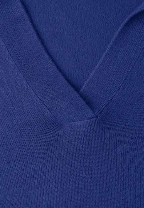 Pull-over en couleur unie amparo blue