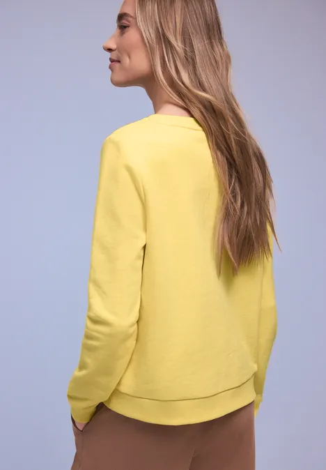 Basic Sweatshirt bloom yellow