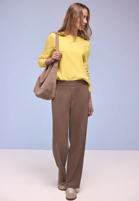 Basic Sweatshirt bloom yellow