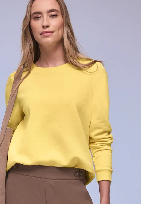 Basic Sweatshirt bloom yellow