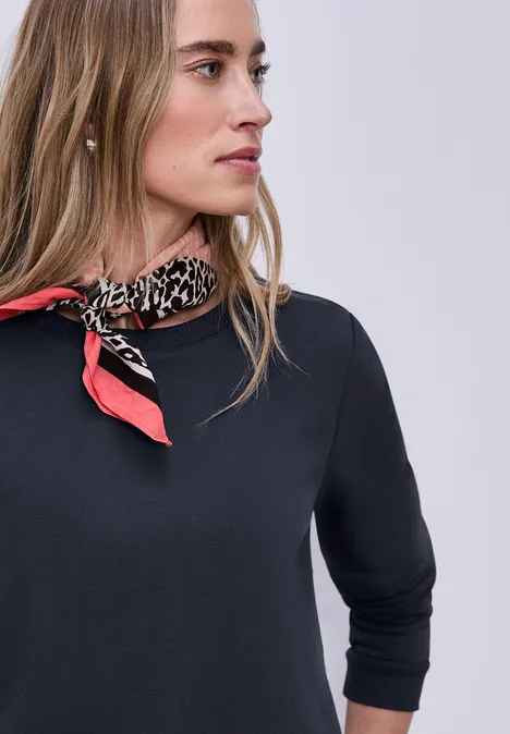 Basic Sweatshirt shadowed navy