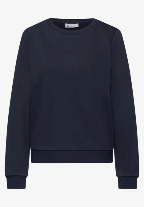 Basic Sweatshirt shadowed navy