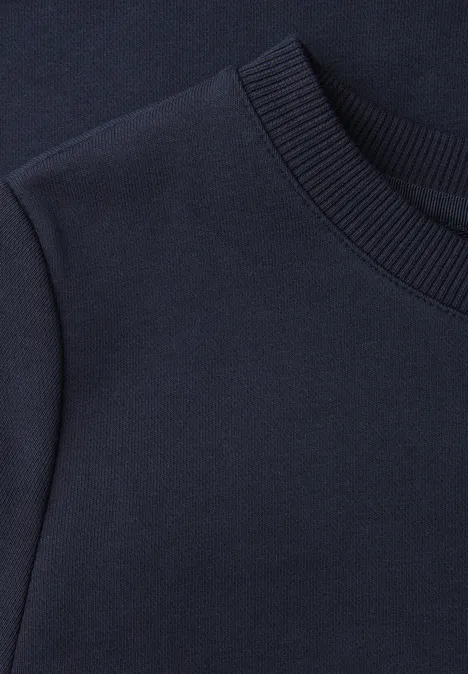 Basic Sweatshirt shadowed navy