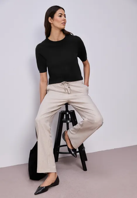 Pullover in Unifarbe Black