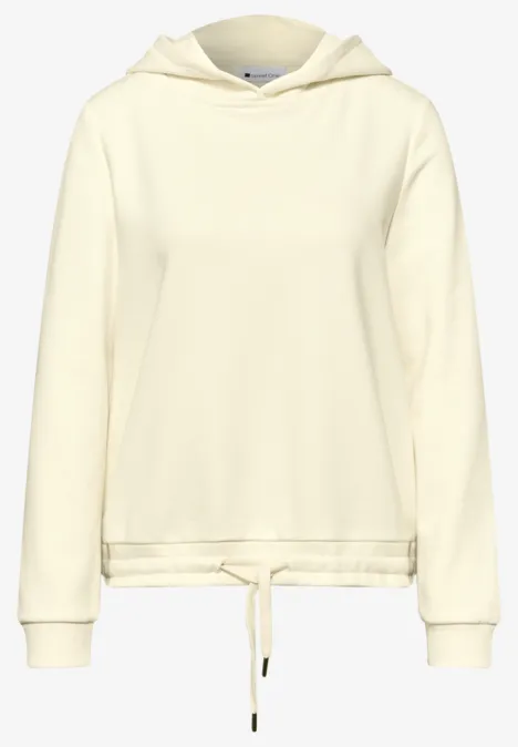 Hoodie en couleur unie soft beige